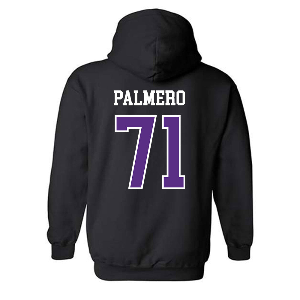 SBU - NCAA Football : Allen Palmero - Classic Shersey Hooded Sweatshirt-1