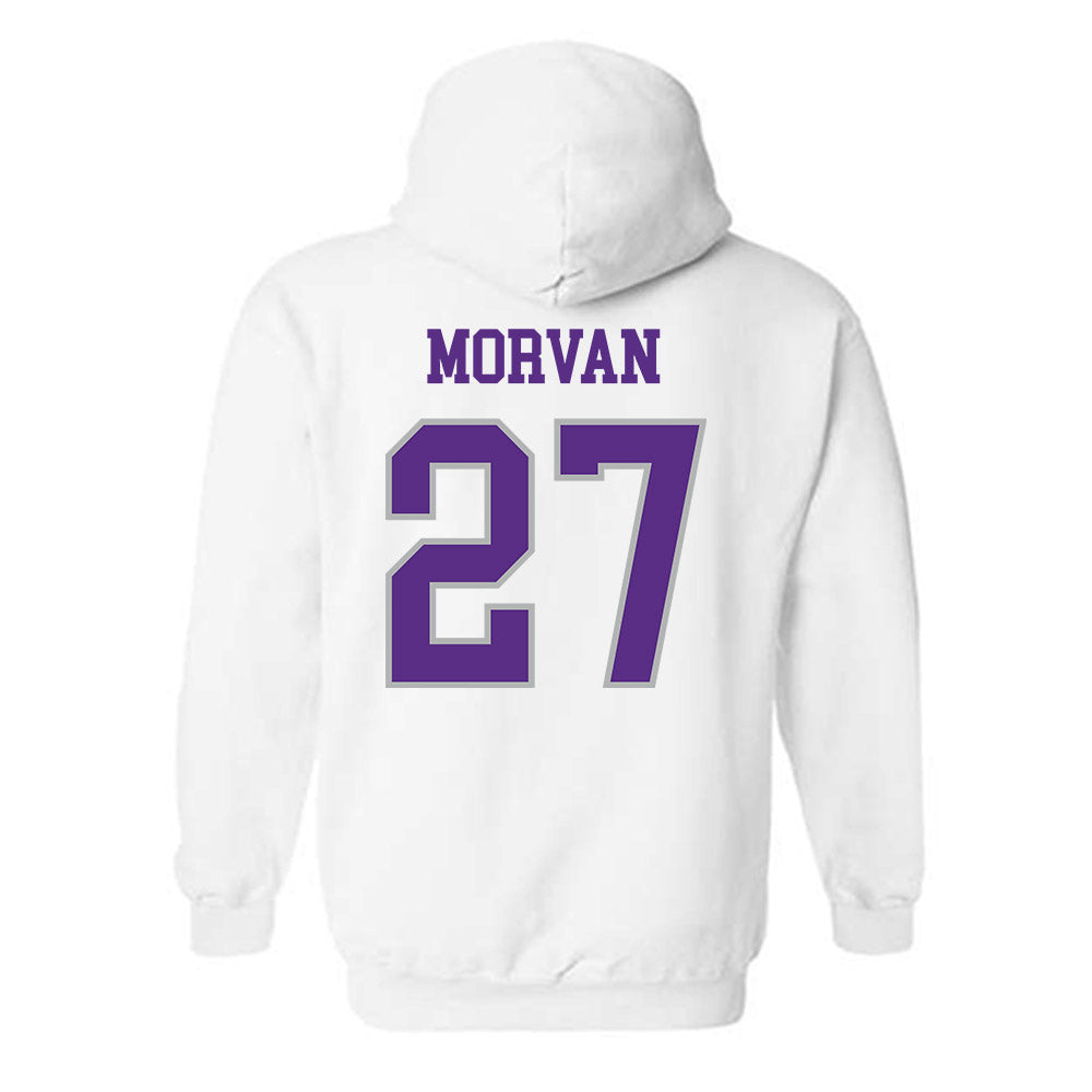 SBU - NCAA Men's Soccer : Ugo Morvan - Classic Shersey Hooded Sweatshirt-1