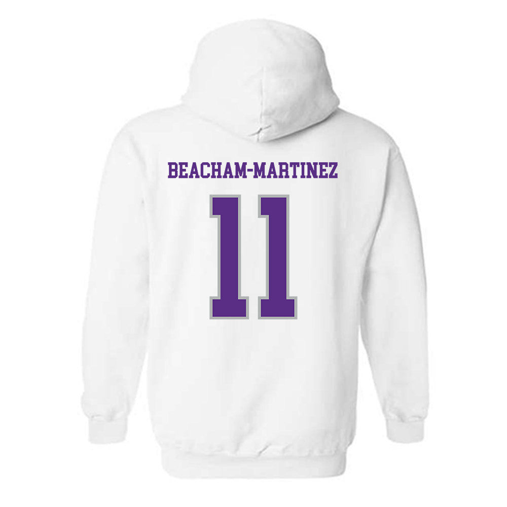 SBU - NCAA Football : Jaiden Beacham-Martinez - Classic Shersey Hooded Sweatshirt-1