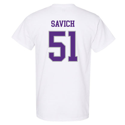 SBU - NCAA Football : Samuel Savich - Classic Shersey T-Shirt-1