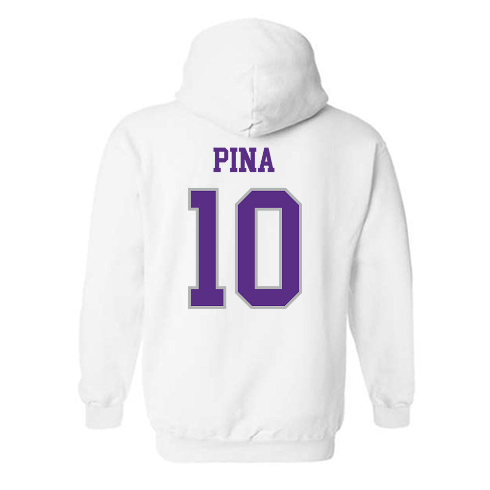 SBU - NCAA Men's Soccer : Edgar Pina - Classic Shersey Hooded Sweatshirt-1