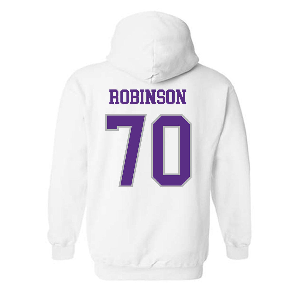 SBU - NCAA Football : Samuel Robinson - Classic Shersey Hooded Sweatshirt-1