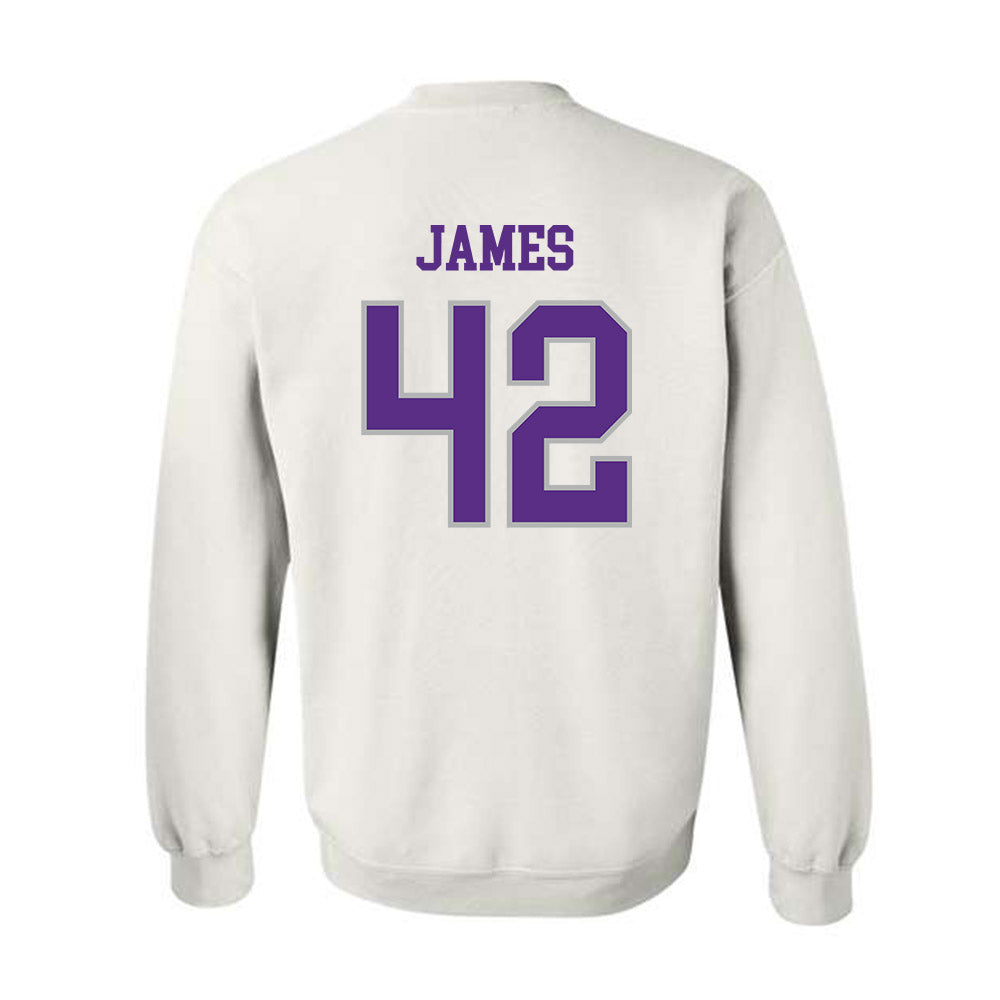 SBU - NCAA Football : Kaleb James - Classic Shersey Crewneck Sweatshirt-1