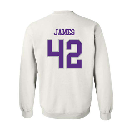 SBU - NCAA Football : Kaleb James - Classic Shersey Crewneck Sweatshirt-1