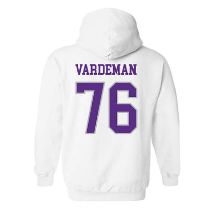 SBU - NCAA Football : Jackson Vardeman - Classic Shersey Hooded Sweatshirt-1