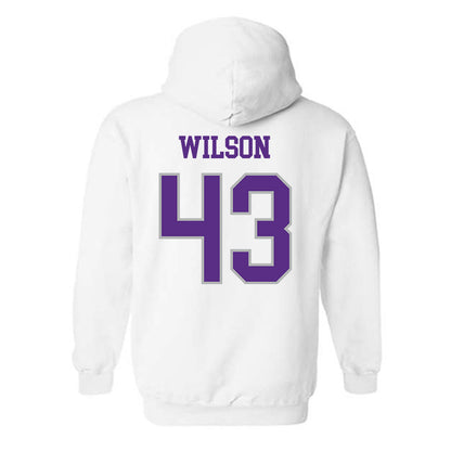 SBU - NCAA Football : Luca Wilson - Classic Shersey Hooded Sweatshirt-1