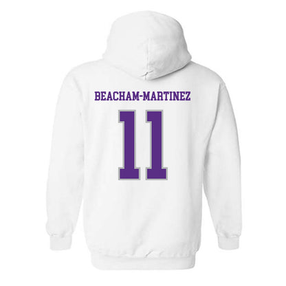 SBU - NCAA Football : Jaiden Beacham-Martinez - Classic Shersey Hooded Sweatshirt-1