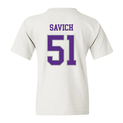 SBU - NCAA Football : Samuel Savich - Classic Shersey Youth T-Shirt-1