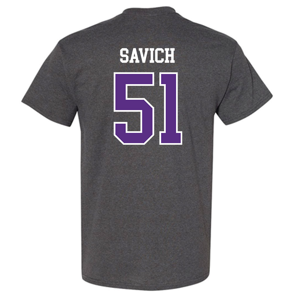 SBU - NCAA Football : Samuel Savich - Classic Shersey T-Shirt-1