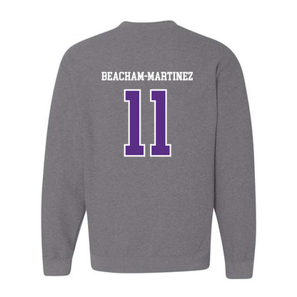 SBU - NCAA Football : Jaiden Beacham-Martinez - Classic Shersey Crewneck Sweatshirt-1