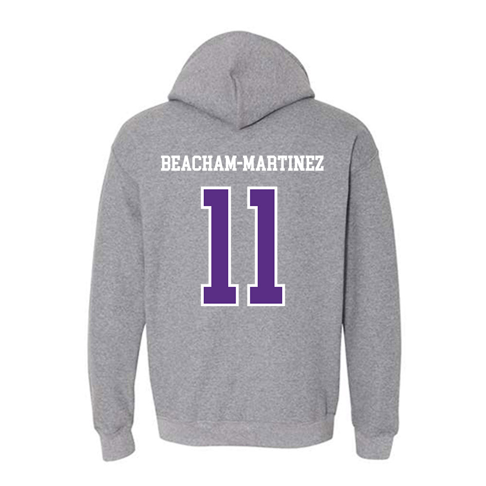 SBU - NCAA Football : Jaiden Beacham-Martinez - Classic Shersey Hooded Sweatshirt-1
