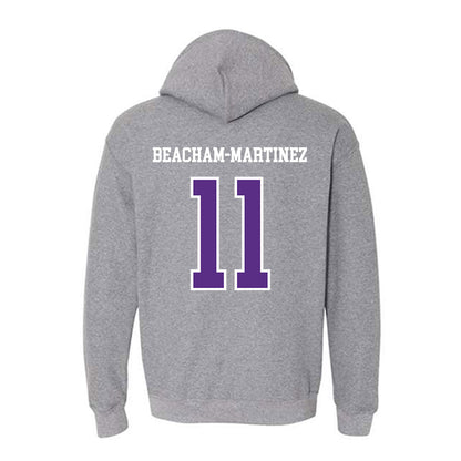 SBU - NCAA Football : Jaiden Beacham-Martinez - Classic Shersey Hooded Sweatshirt-1