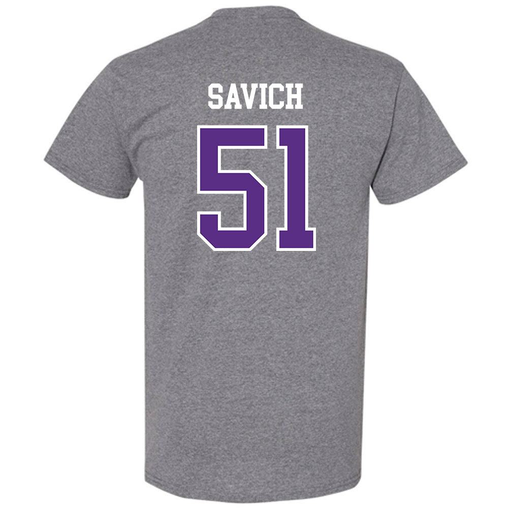 SBU - NCAA Football : Samuel Savich - Classic Shersey T-Shirt-1