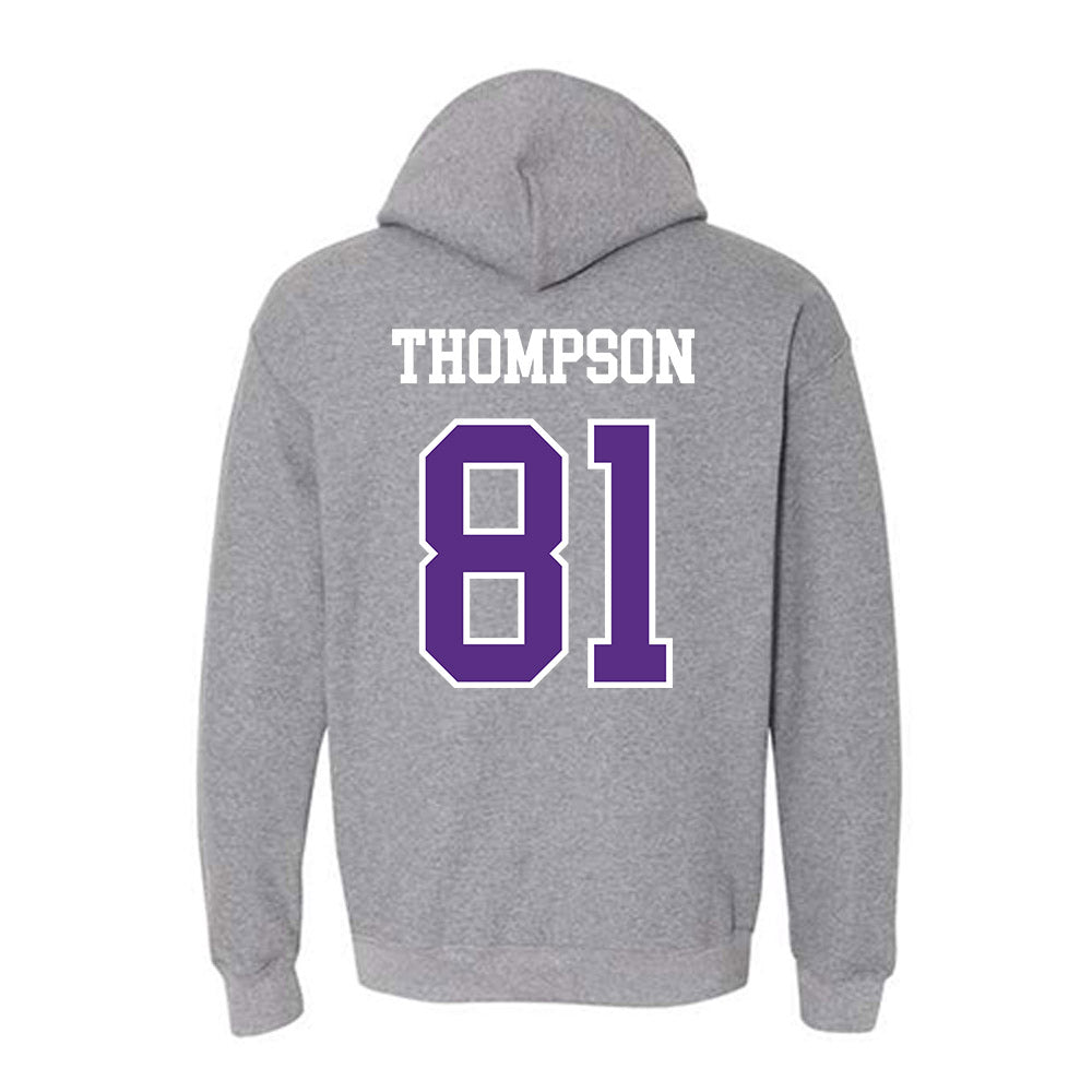 SBU - NCAA Football : Alexzander Thompson - Classic Shersey Hooded Sweatshirt-1