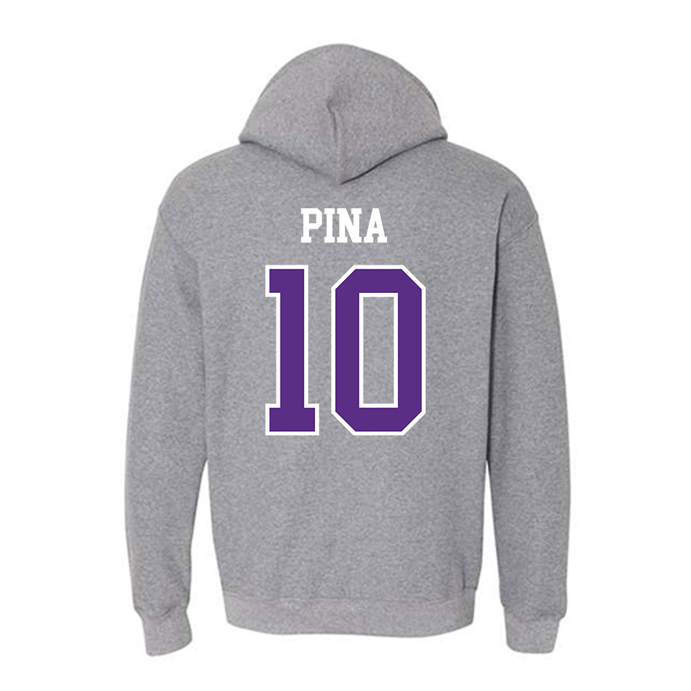 SBU - NCAA Men's Soccer : Edgar Pina - Classic Shersey Hooded Sweatshirt-1