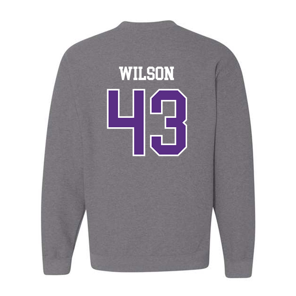SBU - NCAA Football : Luca Wilson - Classic Shersey Crewneck Sweatshirt-1
