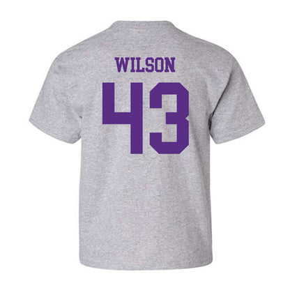 SBU - NCAA Football : Luca Wilson - Classic Shersey Youth T-Shirt-1