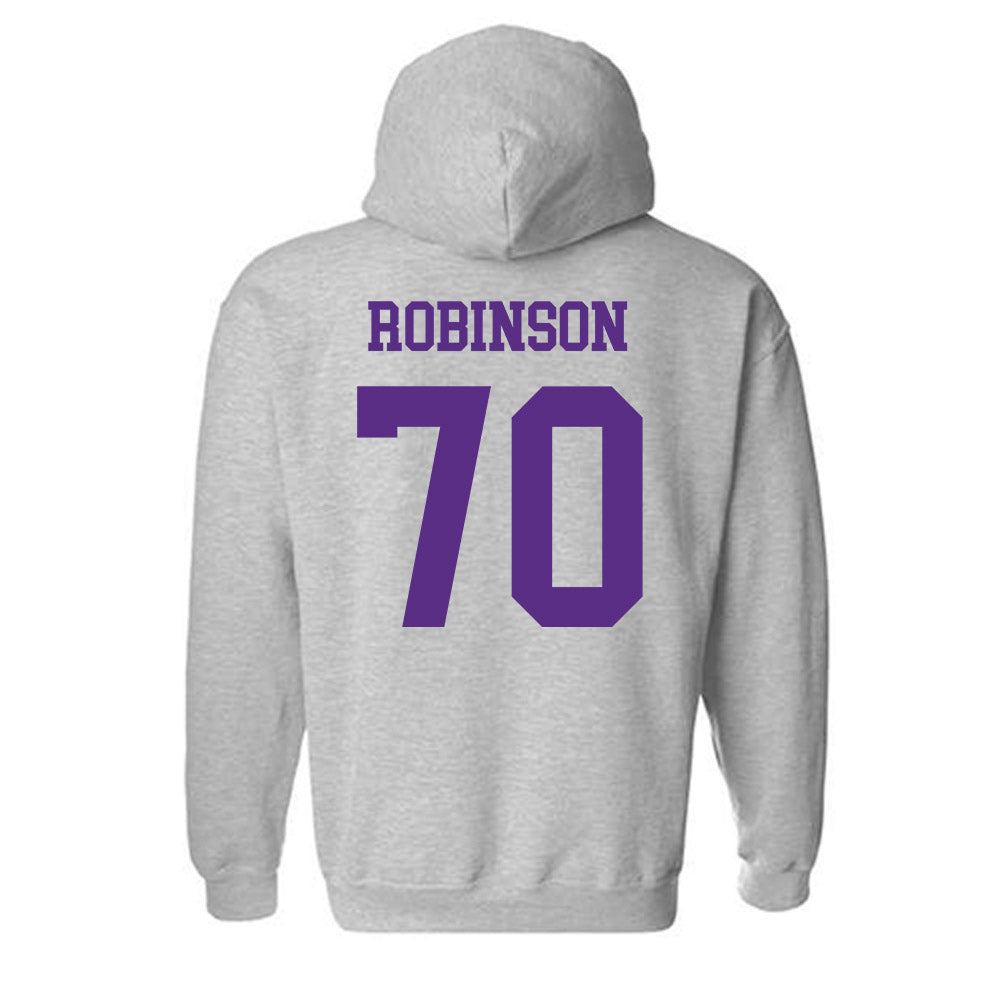 SBU - NCAA Football : Samuel Robinson - Classic Shersey Hooded Sweatshirt-1