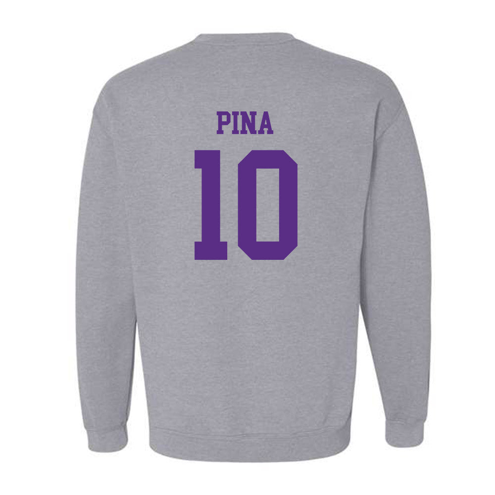 SBU - NCAA Men's Soccer : Edgar Pina - Classic Shersey Crewneck Sweatshirt-1