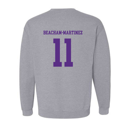 SBU - NCAA Football : Jaiden Beacham-Martinez - Classic Shersey Crewneck Sweatshirt-1