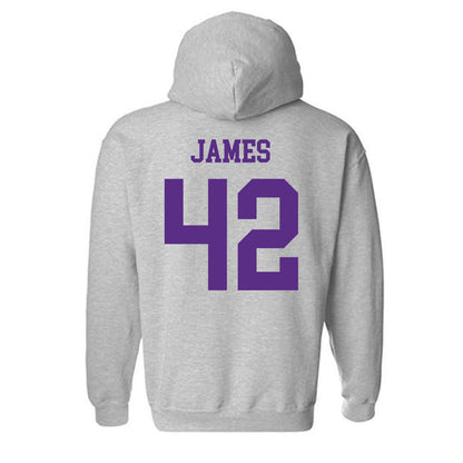 SBU - NCAA Football : Kaleb James - Classic Shersey Hooded Sweatshirt-1