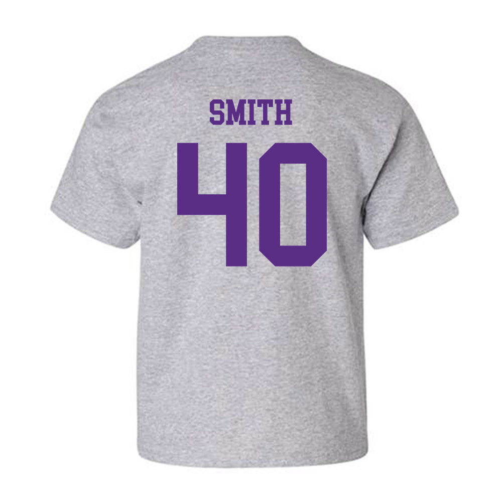 SBU - NCAA Football : Finn Smith - Classic Shersey Youth T-Shirt-1