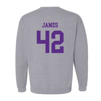 SBU - NCAA Football : Kaleb James - Classic Shersey Crewneck Sweatshirt-1