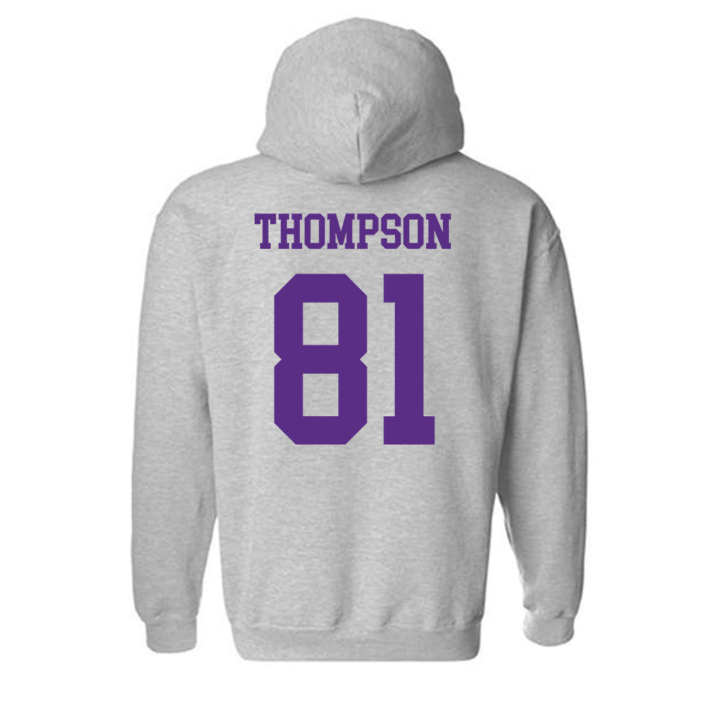 SBU - NCAA Football : Alexzander Thompson - Classic Shersey Hooded Sweatshirt-1