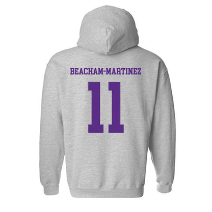SBU - NCAA Football : Jaiden Beacham-Martinez - Classic Shersey Hooded Sweatshirt-1