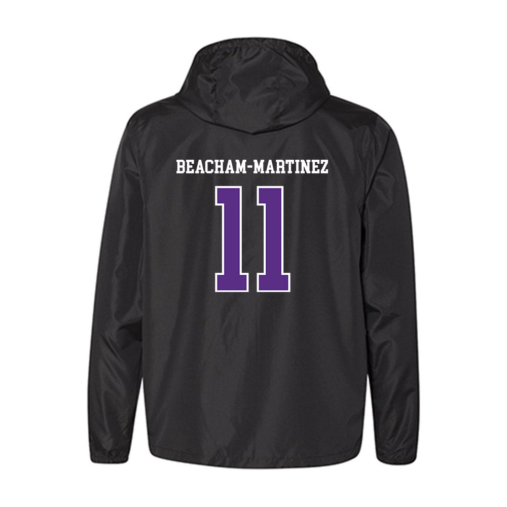 SBU - NCAA Football : Jaiden Beacham-Martinez - Windbreaker-1