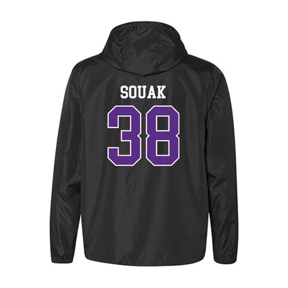 SBU - NCAA Men's Soccer : Nadir Souak - Windbreaker-1