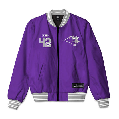 SBU - NCAA Football : Kaleb James - Bomber Jacket-0
