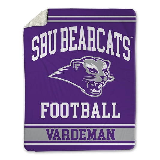 SBU - NCAA Football : Jackson Vardeman - Blanket-0