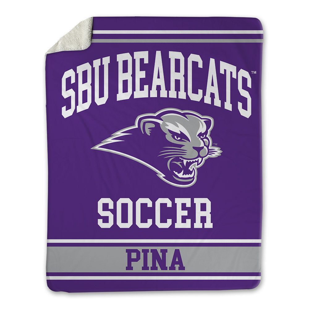 SBU - NCAA Men's Soccer : Edgar Pina - Blanket-0