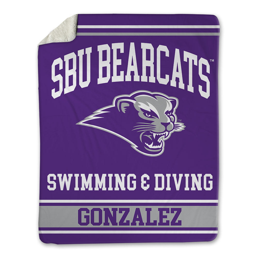 SBU - NCAA Women's Swimming & Diving : Sofia Gonzalez - Blanket-0