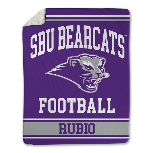 SBU - NCAA Football : Isaiah Rubio - Blanket-0