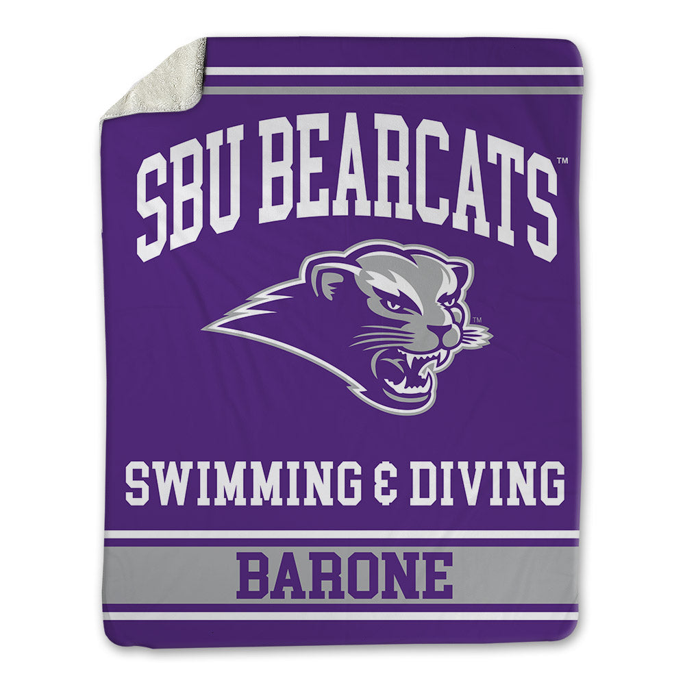 SBU - NCAA Women's Swimming & Diving : Eliana Barone - Blanket-0