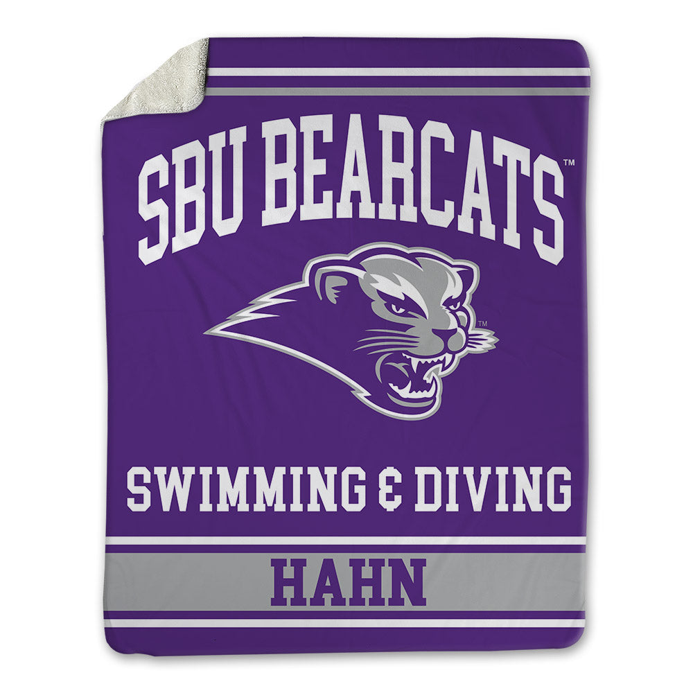 SBU - NCAA Men's Swimming & Diving : Aidan Hahn - Blanket-0
