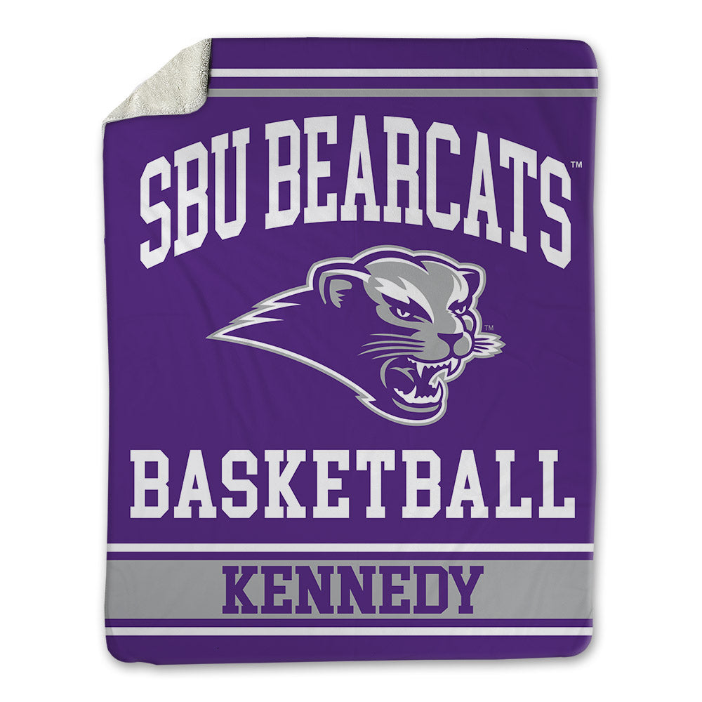 SBU - NCAA Men's Basketball : Eli Kennedy - Blanket-0