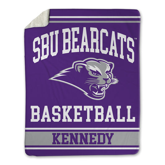 SBU - NCAA Men's Basketball : Eli Kennedy - Blanket-0