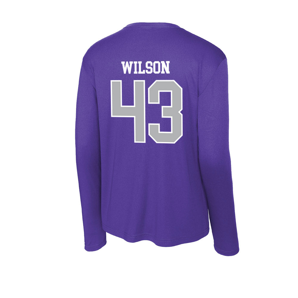 SBU - NCAA Football : Luca Wilson - Classic Shersey Activewear Long Sleeve T-Shirt-1