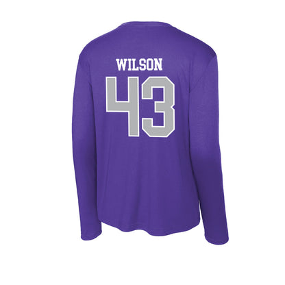 SBU - NCAA Football : Luca Wilson - Classic Shersey Activewear Long Sleeve T-Shirt-1