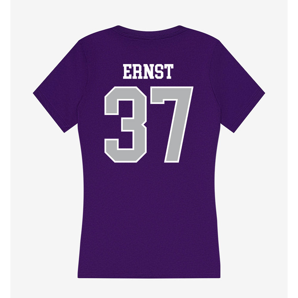 SBU - NCAA Football : Braxton Ernst - Classic Shersey Women's V-Neck T-Shirt-1