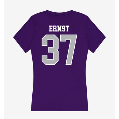 SBU - NCAA Football : Braxton Ernst - Classic Shersey Women's V-Neck T-Shirt-1