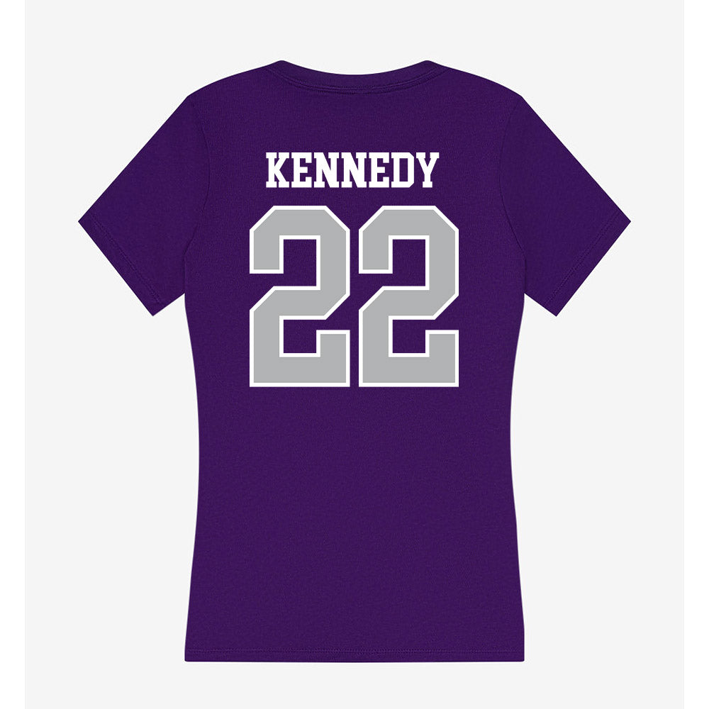 SBU - NCAA Men's Basketball : Eli Kennedy - Classic Shersey Women's V-Neck T-Shirt-1