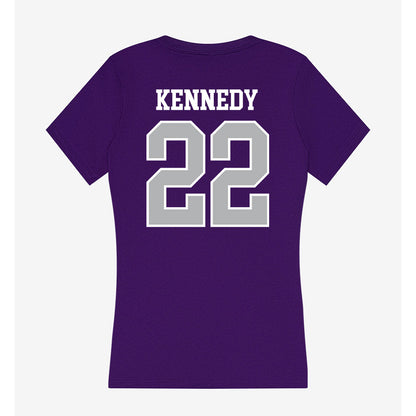 SBU - NCAA Men's Basketball : Eli Kennedy - Classic Shersey Women's V-Neck T-Shirt-1