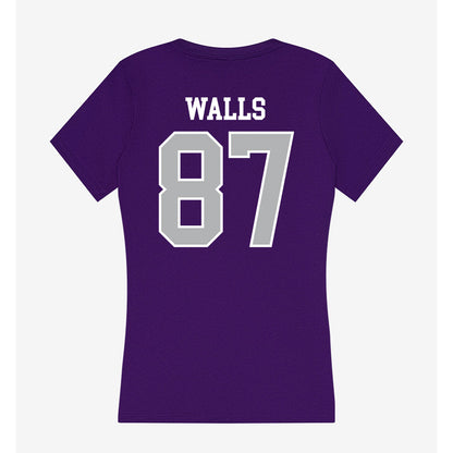 SBU - NCAA Football : Gabriel Walls - Classic Shersey Women's V-Neck T-Shirt-1