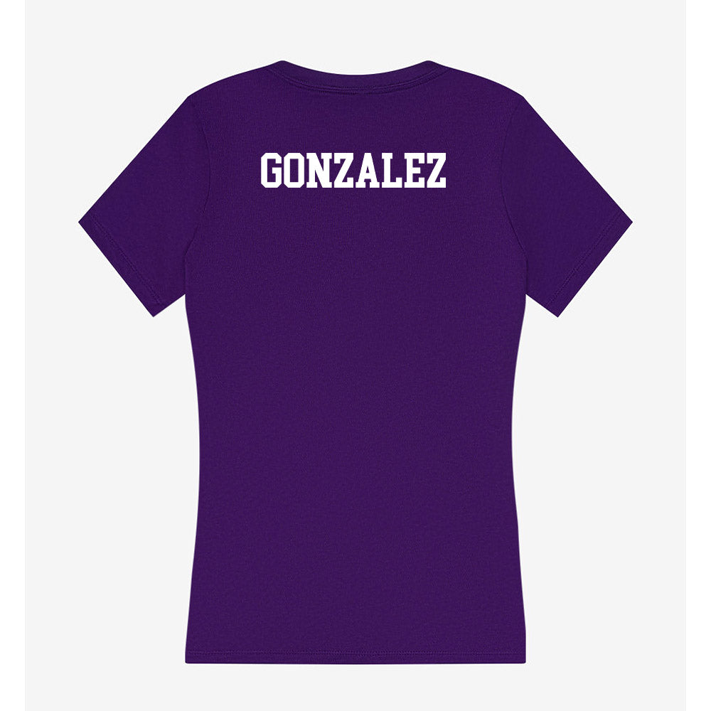 SBU - NCAA Women's Swimming & Diving : Sofia Gonzalez - Classic Shersey Women's V-Neck T-Shirt-1