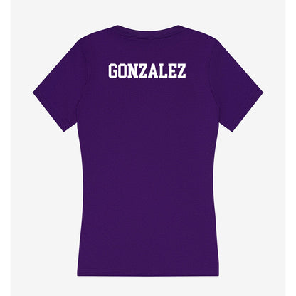 SBU - NCAA Women's Swimming & Diving : Sofia Gonzalez - Classic Shersey Women's V-Neck T-Shirt-1