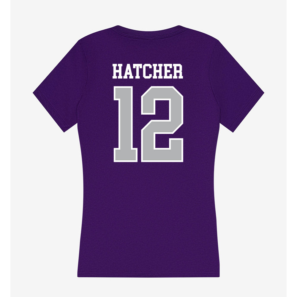 SBU - NCAA Football : Nathan Hatcher - Classic Shersey Women's V-Neck T-Shirt-1